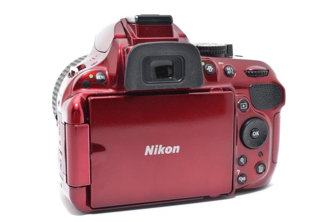 Nikon ニコン D5200 レンズキット レッド デジタル一眼レフカメラ
