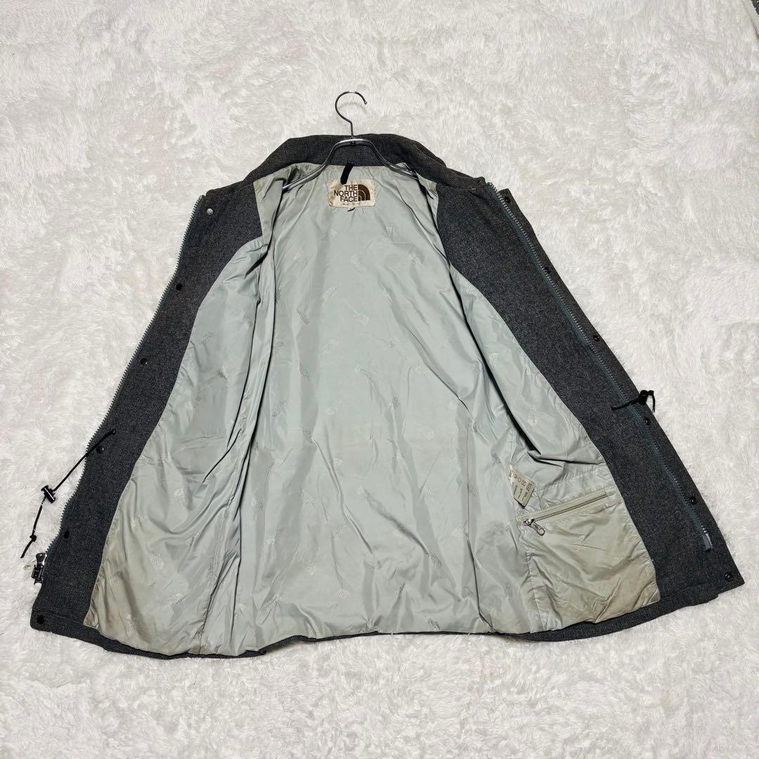 極希少 80's THE NORTH FACE ウール ハーフコート USA製