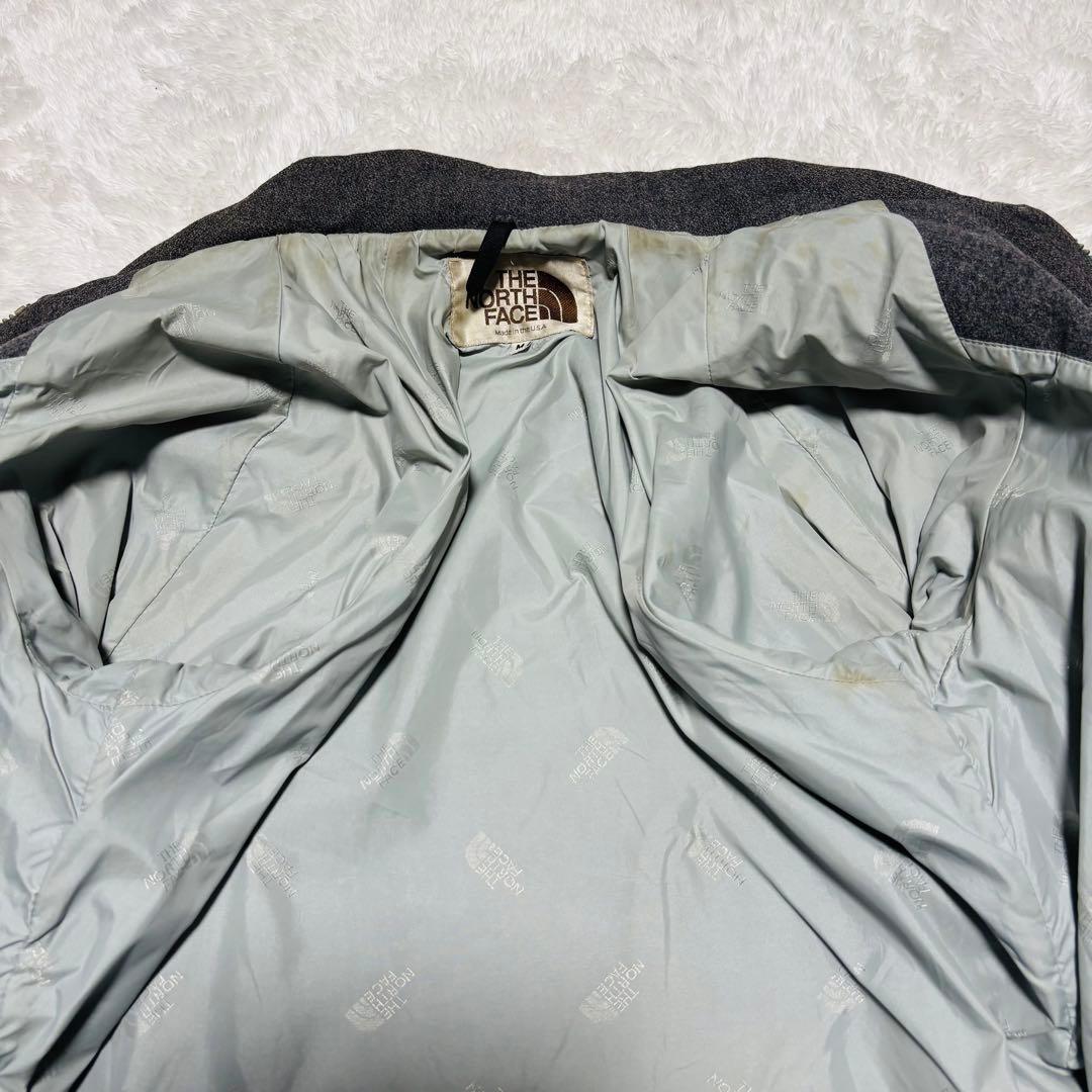 極希少 80's THE NORTH FACE ウール ハーフコート USA製