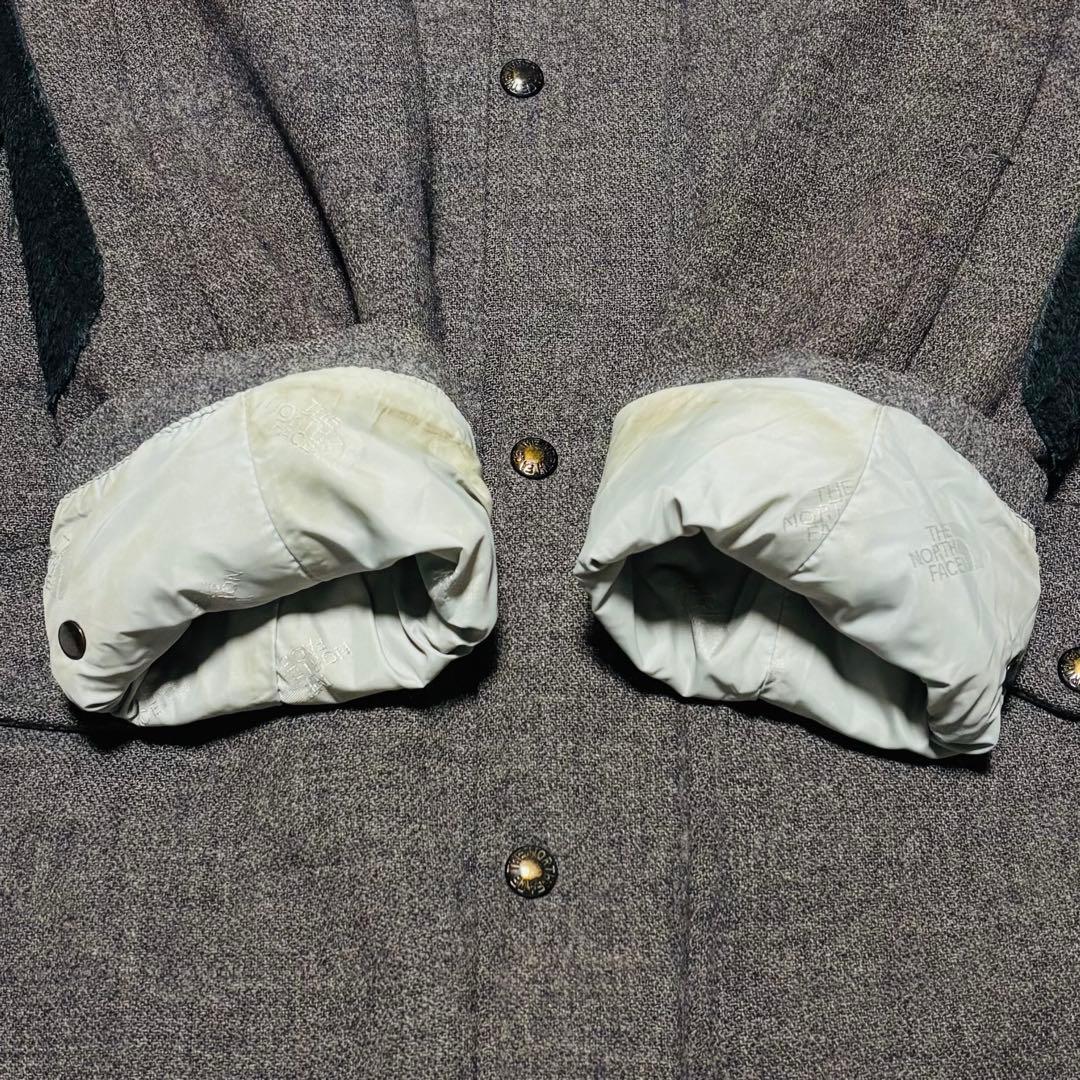 極希少 80's THE NORTH FACE ウール ハーフコート USA製