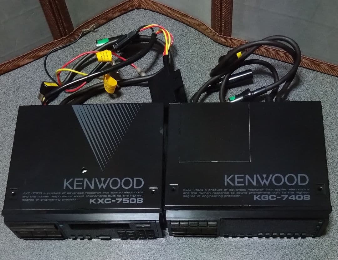 [動作未確認]　KENWOOD　カセットデッキ＆グラフィックイコライザー