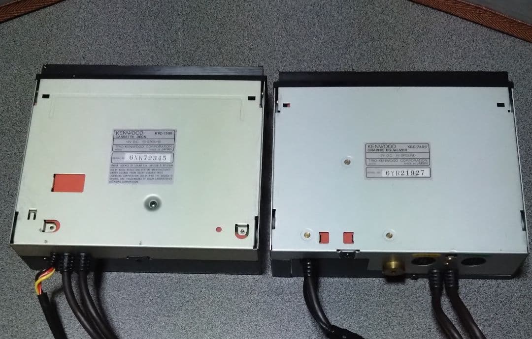 [動作未確認]　KENWOOD　カセットデッキ＆グラフィックイコライザー