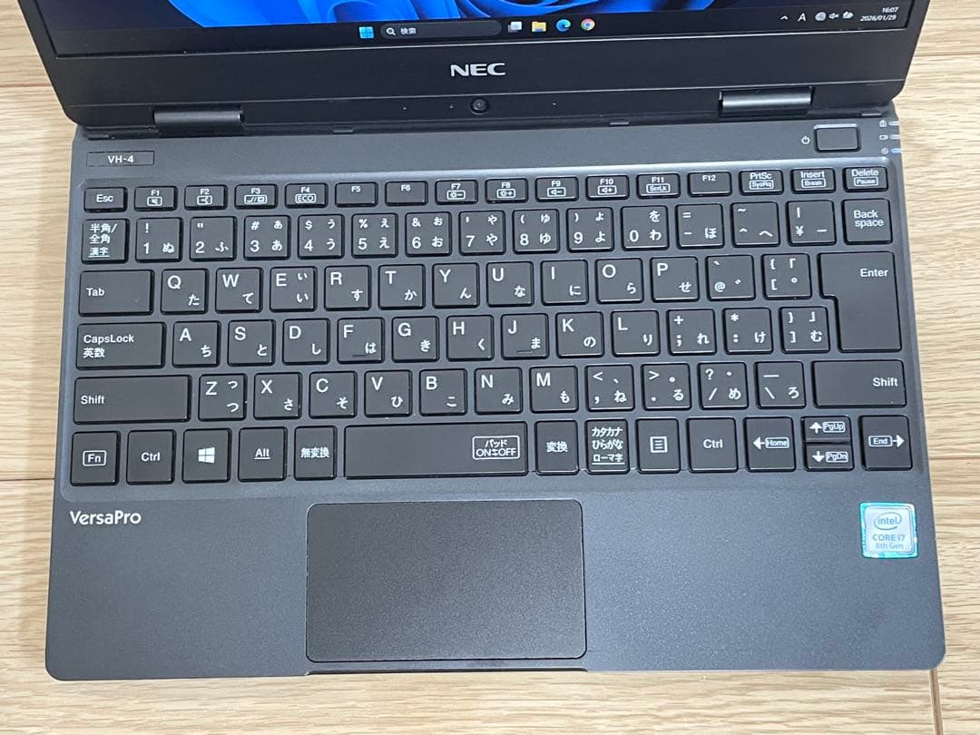 Windowsノート本体 NEC VersaPro FHD Core i7-8500Y 8GB SSD