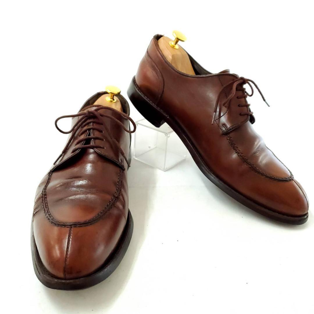 バーウィック　Uチップ　ダイナイトソール　本革　レザー　UK8.5　ブラウン