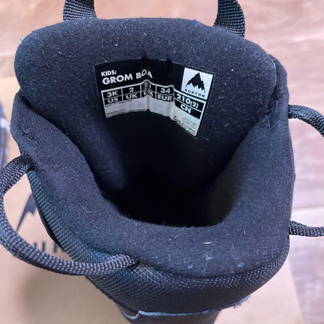 BURTON GROM BOAスノーボードブーツ、子ども用、21.0cm