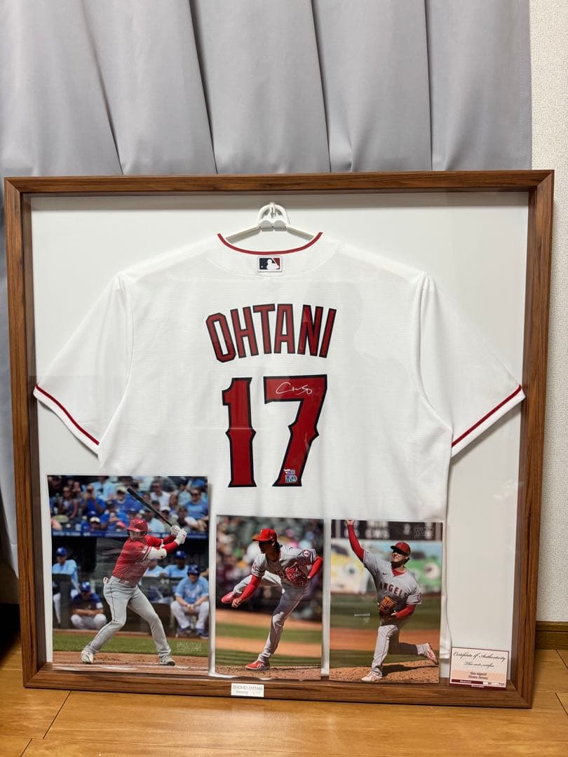 大谷翔平 サイン入りユニフォーム 限定品