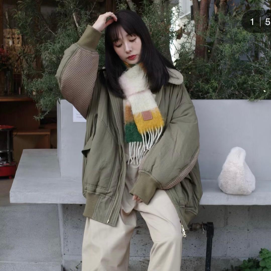 FUMIE TANAKA MA-1 中綿ブルゾン サイズ2