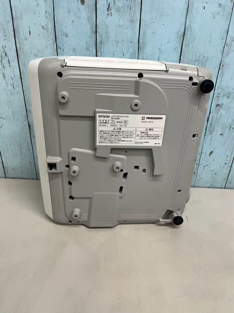 EPSON EB-535W プロジェクター 動作簡単確認　中古現状品　M-1