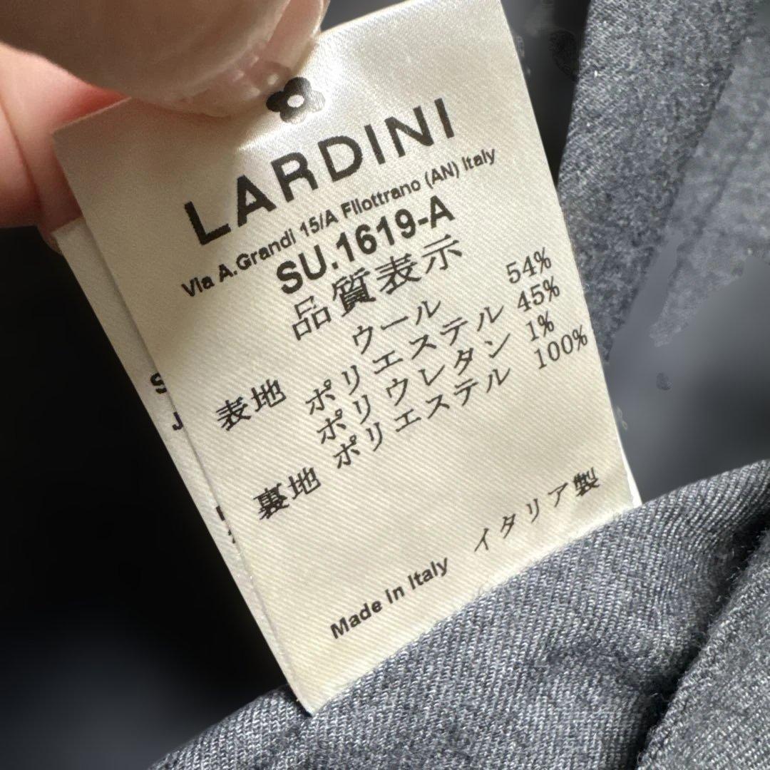 ラルディーニ 46 セットアップ スーツ 現行タグ 新ロゴ タグ グレー