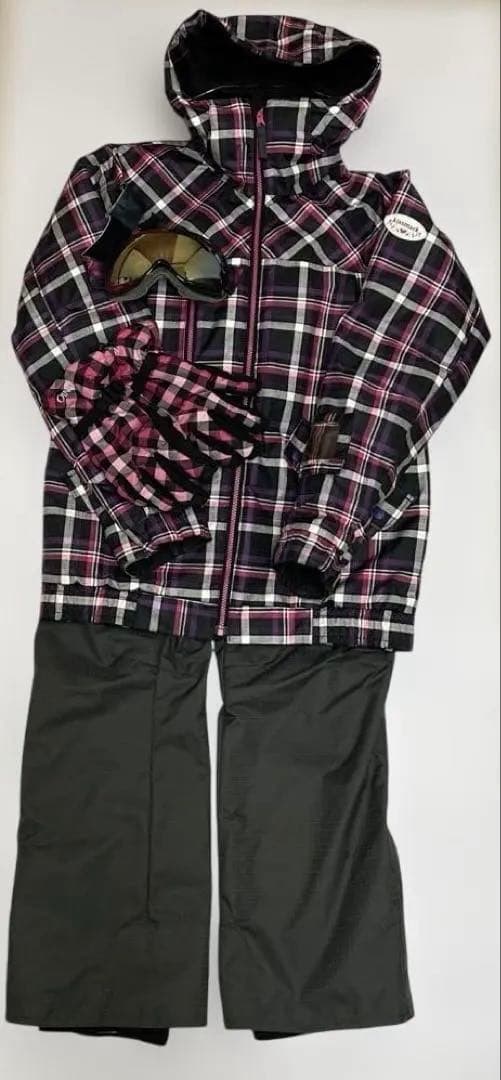 kissmark スキーウェアL・ゴーグル・IGNIO スキーグローブLセット