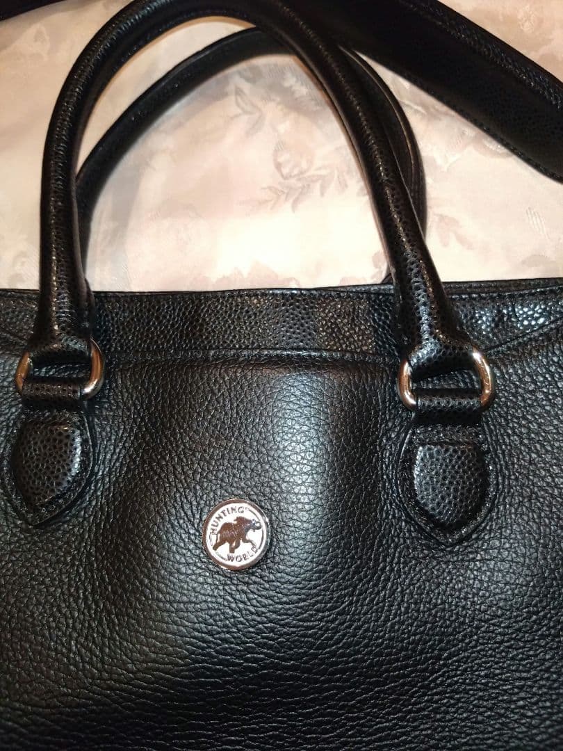 HUNTINGWORLD★２wayバッグ　黒