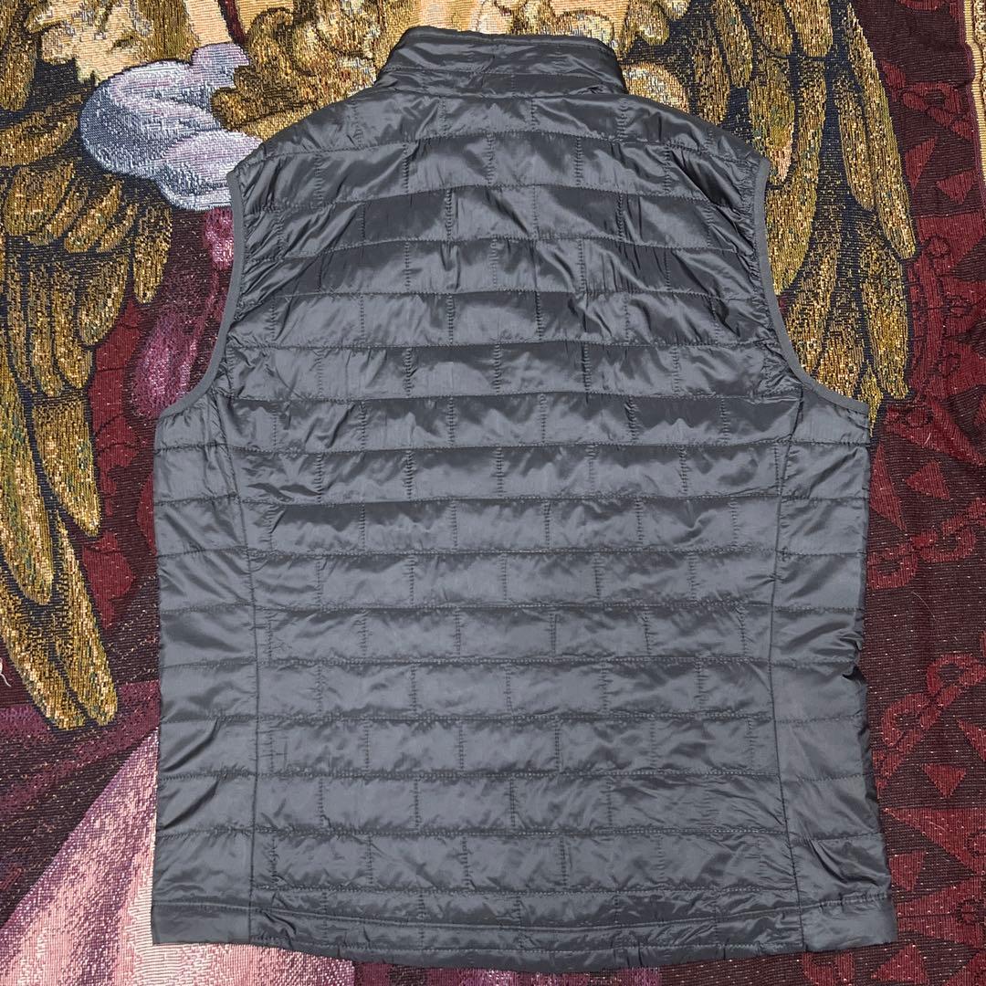 【購入用】Lパタゴニアナノパフベストキルティングチャコールグレードローコード