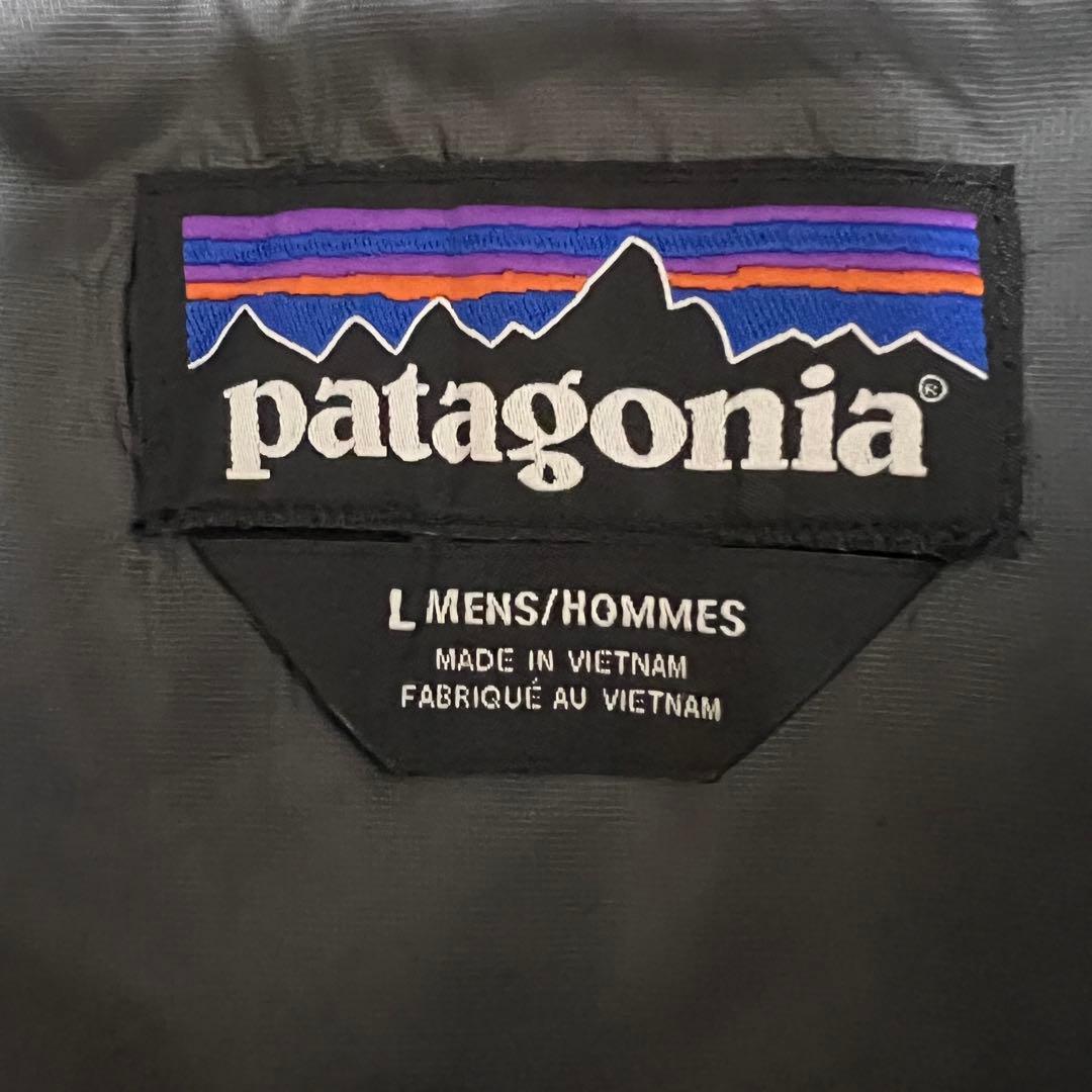 【購入用】Lパタゴニアナノパフベストキルティングチャコールグレードローコード