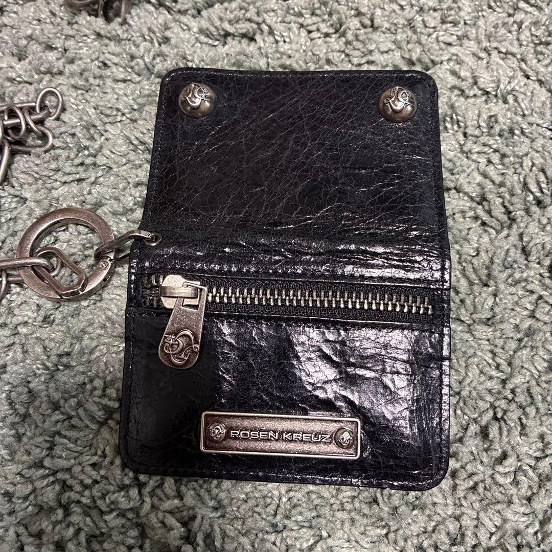 Rosen Kreuz ウォレットチェーン ケース カードケース