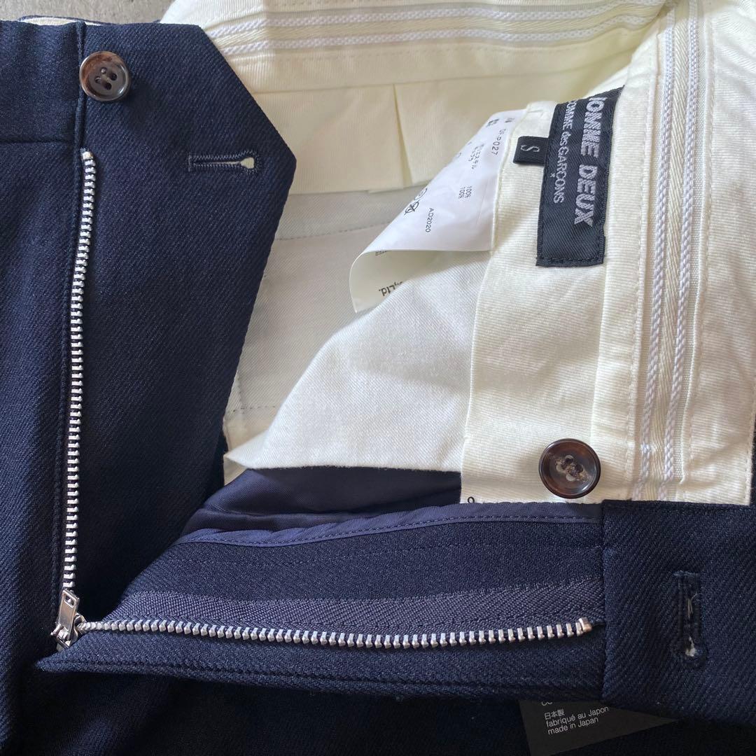 コムデギャルソンオムドゥ HOMME DEUX センタープレス スラックス