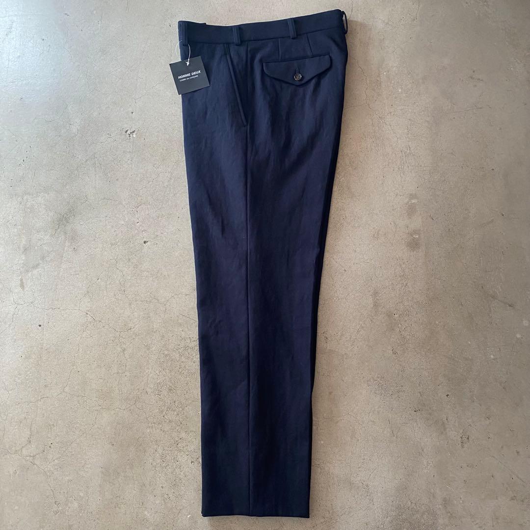 コムデギャルソンオムドゥ HOMME DEUX センタープレス スラックス