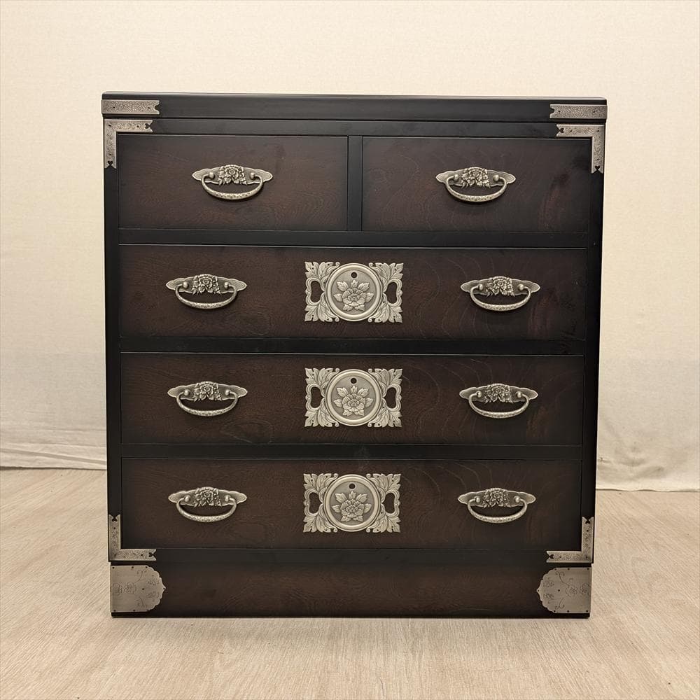 美品　三丸家具工芸　大川家具　欅 ケヤキ　整理箪笥　タンス　箪笥　チェスト