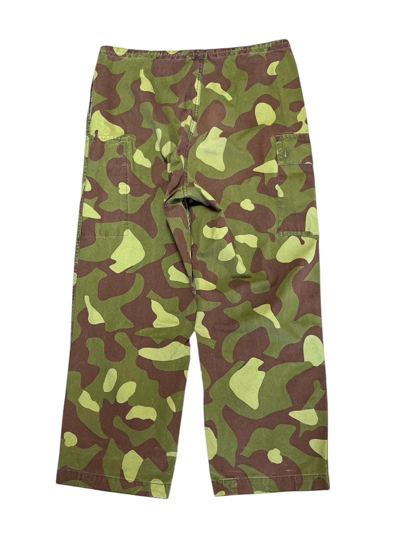 古着 ユーロミリタリー 60's M-62 フィンランド軍 スノーカモ パンツ