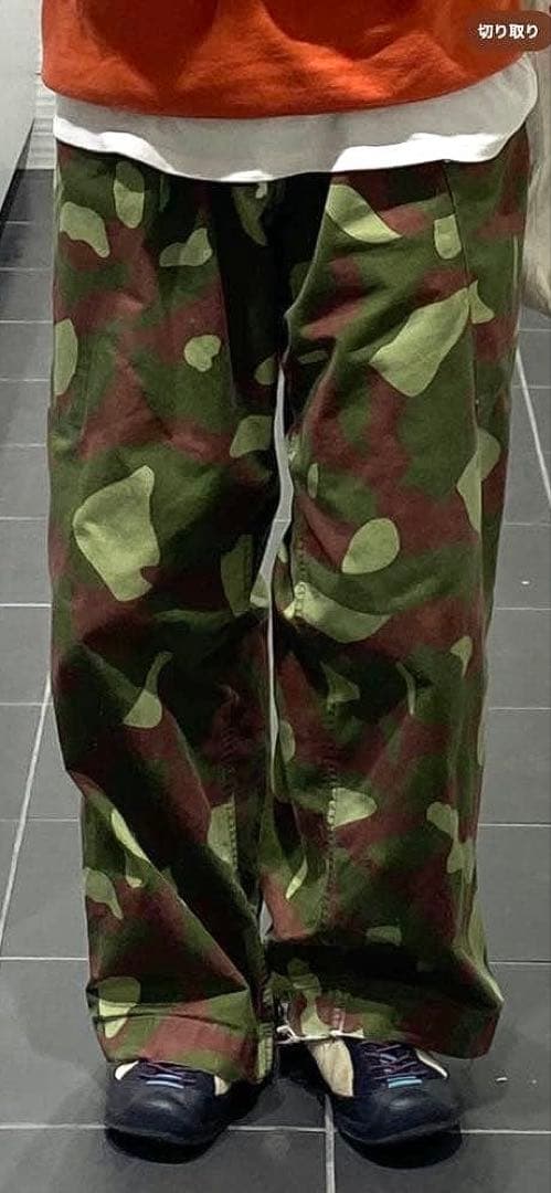 古着 ユーロミリタリー 60's M-62 フィンランド軍 スノーカモ パンツ