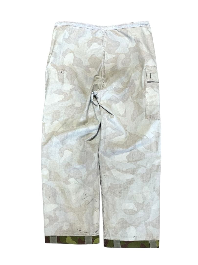 古着 ユーロミリタリー 60's M-62 フィンランド軍 スノーカモ パンツ