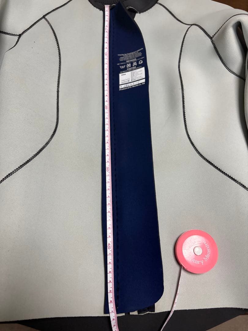 AXXE CLASSIC長袖2ミリタッパー フロントジッパーレディース