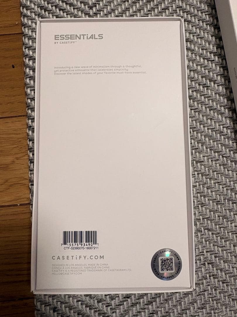 Casetify iPhone用ケース ホワイト