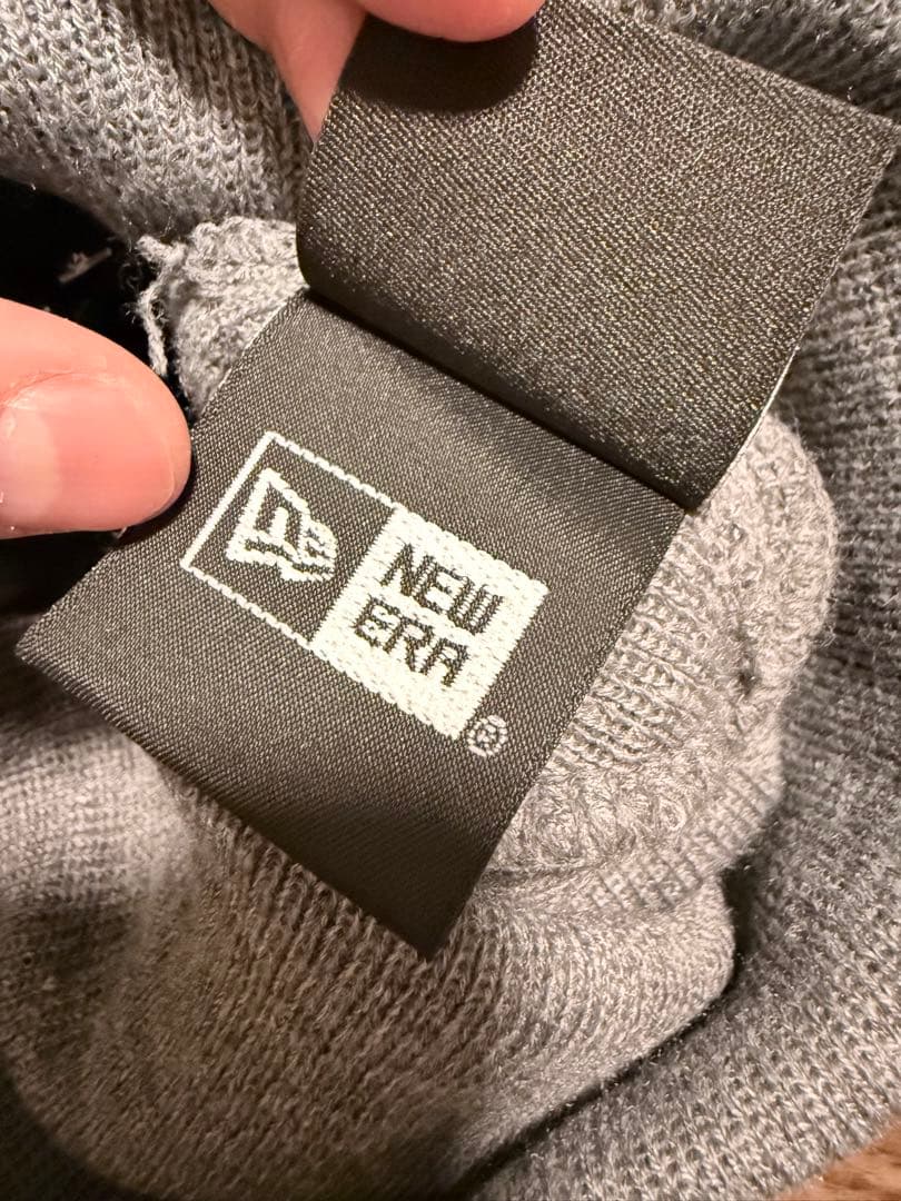帽子 Supreme x new era box logo beanie grey