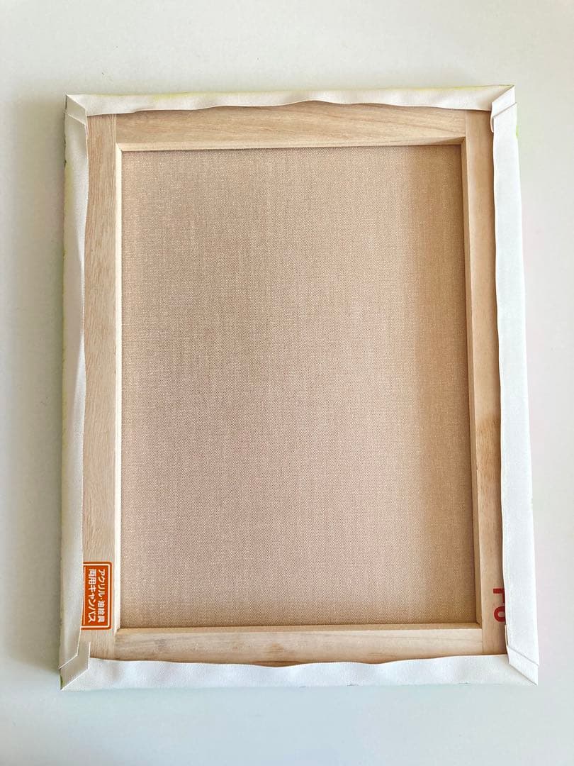 ご依頼品　風景画　花の絵　アクリル画　原画 　　「花桃のトンネル3」F6