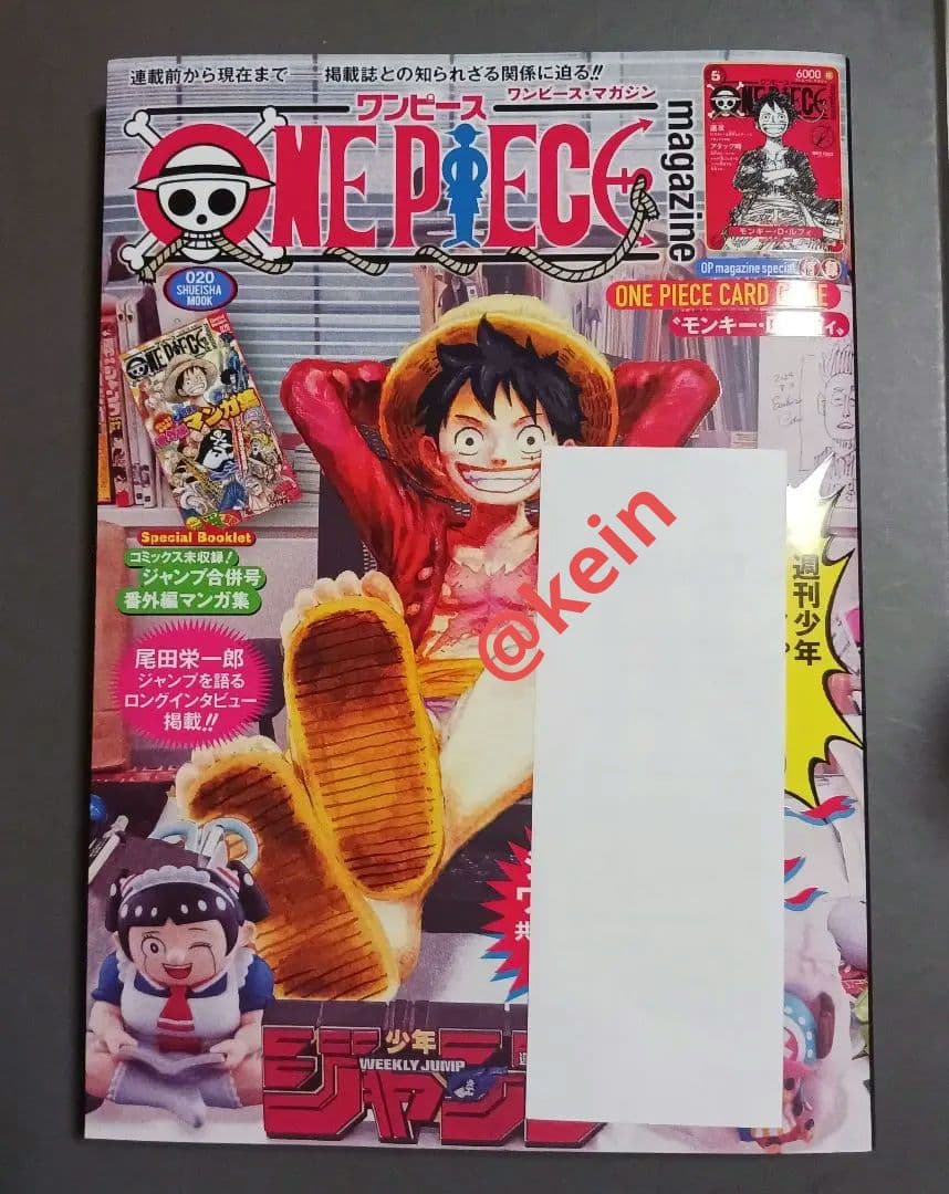 ONE PIECE magazine vol.20 ルフィ付録プロモカード付き