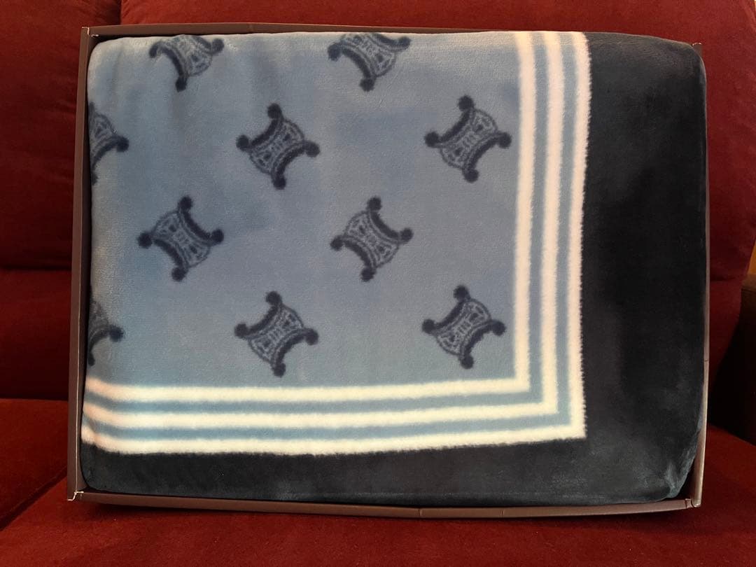 【最終】CELINEアクリルニューマイヤ毛布　セリーヌ　毛布　冬