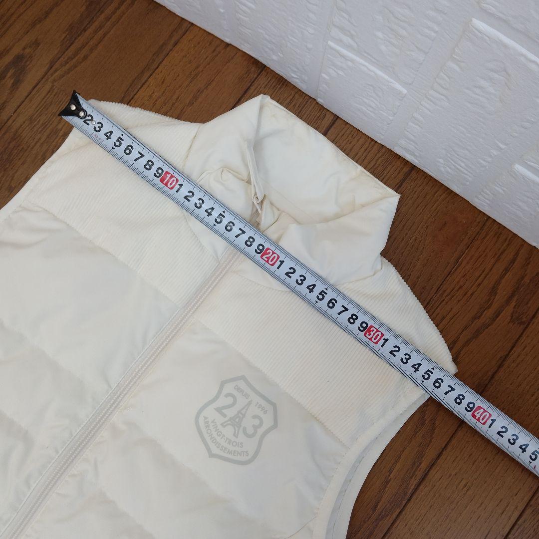 23区GOLF ゴルフウェア ダウンベスト　レディースサイズ M　白