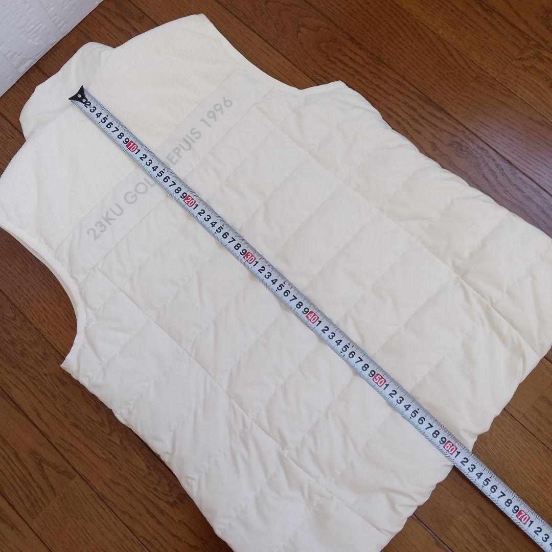 23区GOLF ゴルフウェア ダウンベスト　レディースサイズ M　白