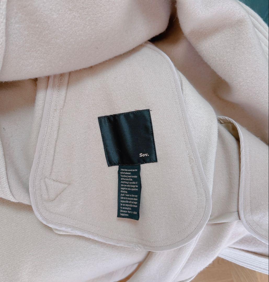 ダブルスタンダードクロージング　Sov ポンチョコート　フォックスファー