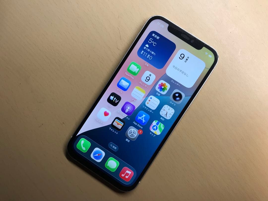 iPhone12 ホワイト　SIMフリー　割れなし　64GB