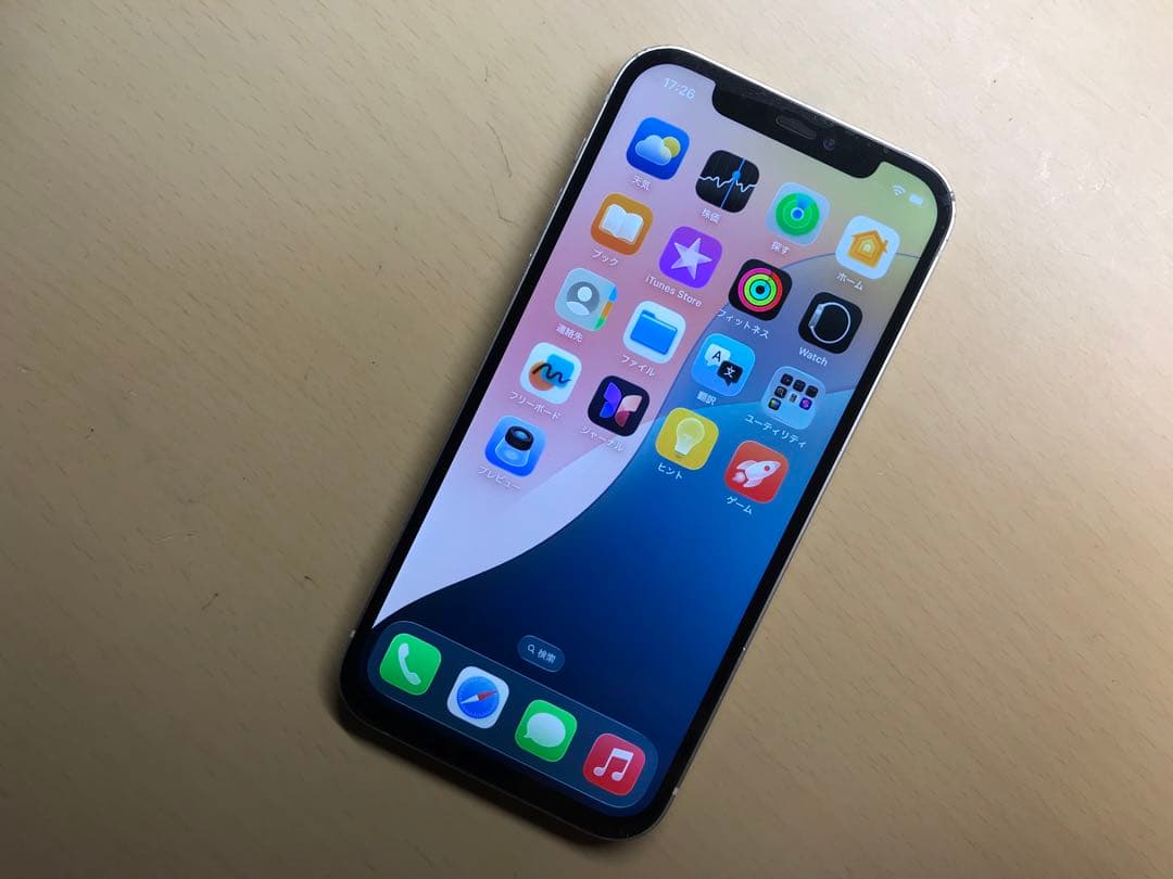 iPhone12 ホワイト　SIMフリー　割れなし　64GB