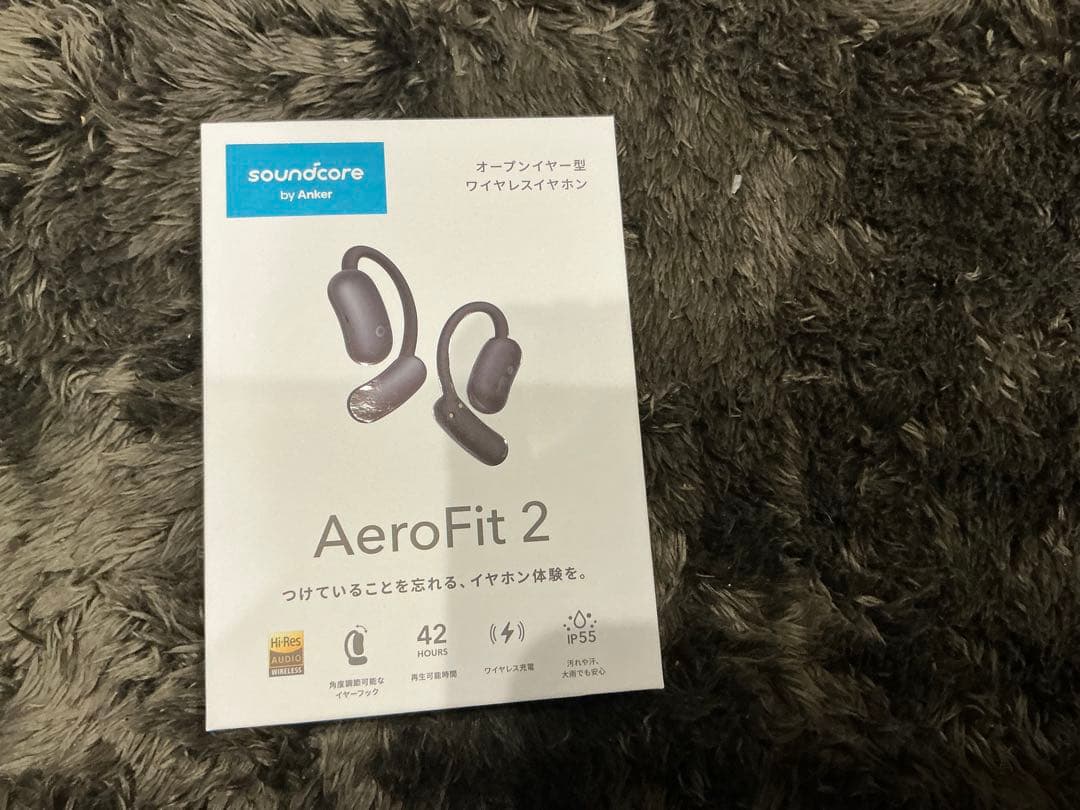 【付属完備】soundcore AeroFit 2 アンカー骨伝導イヤホン