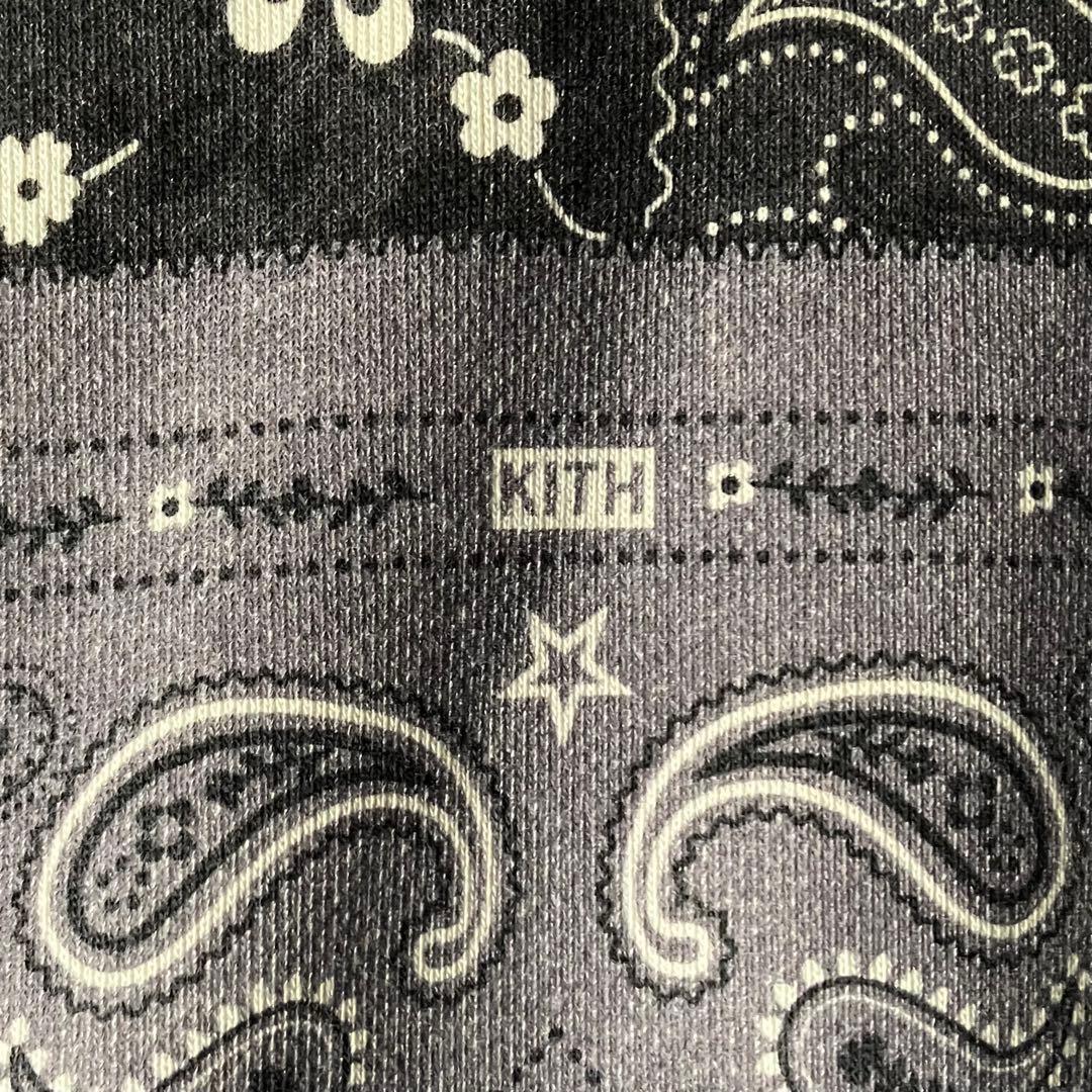 【鬼レア】KITHキス☆ロゴ満載バンダナ柄スウェットシャツ希少XL