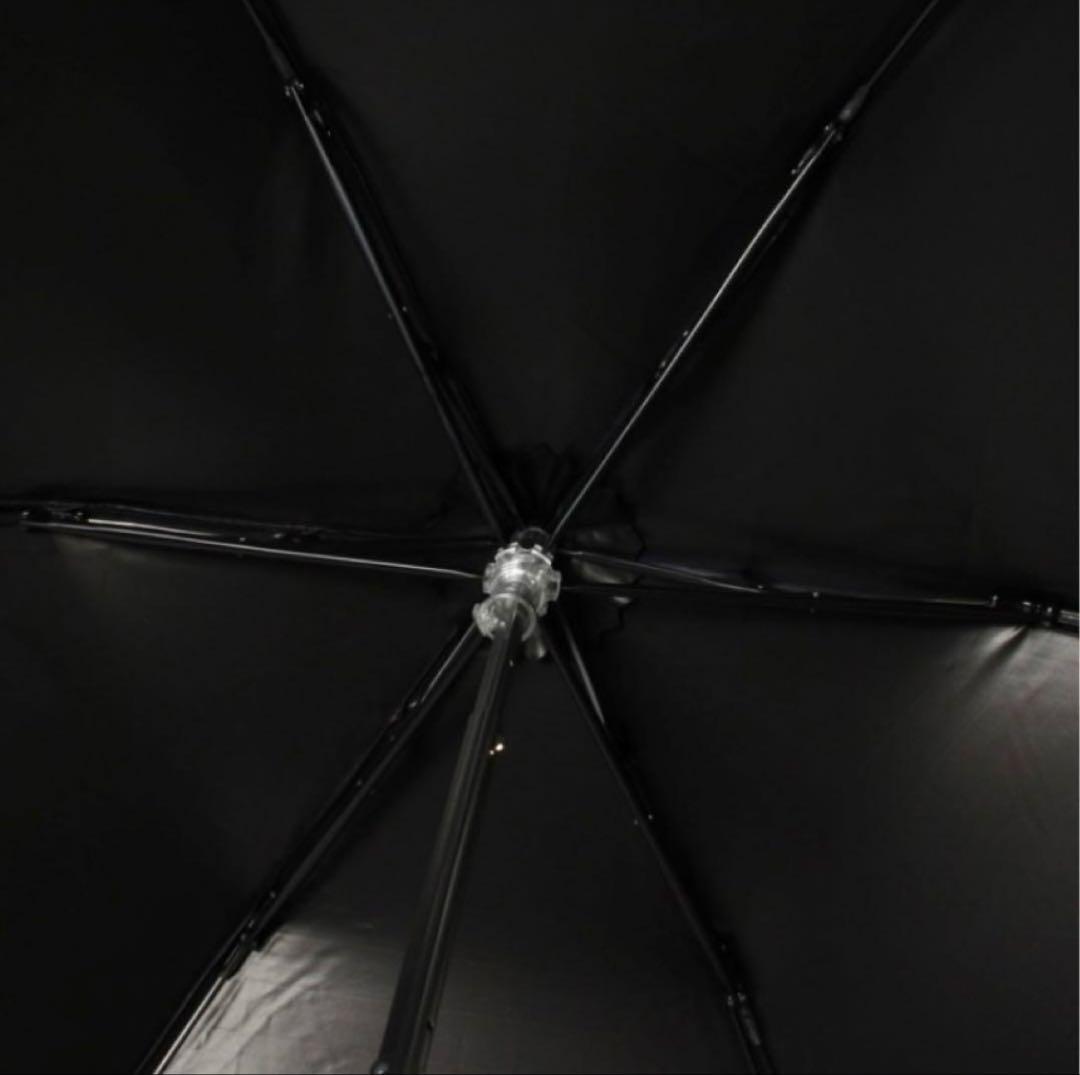 《新品》ラルフローレン　ボーダー折り畳み　晴雨兼用傘　1級遮光遮熱　フワクール