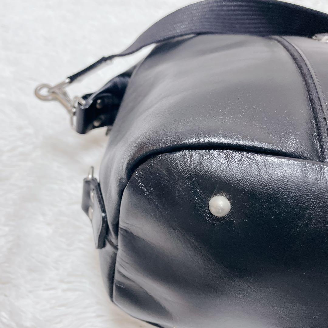 ウルティマトウキョウ× エース　ボストンバッグ　ツーウェイ　金具　ブラック