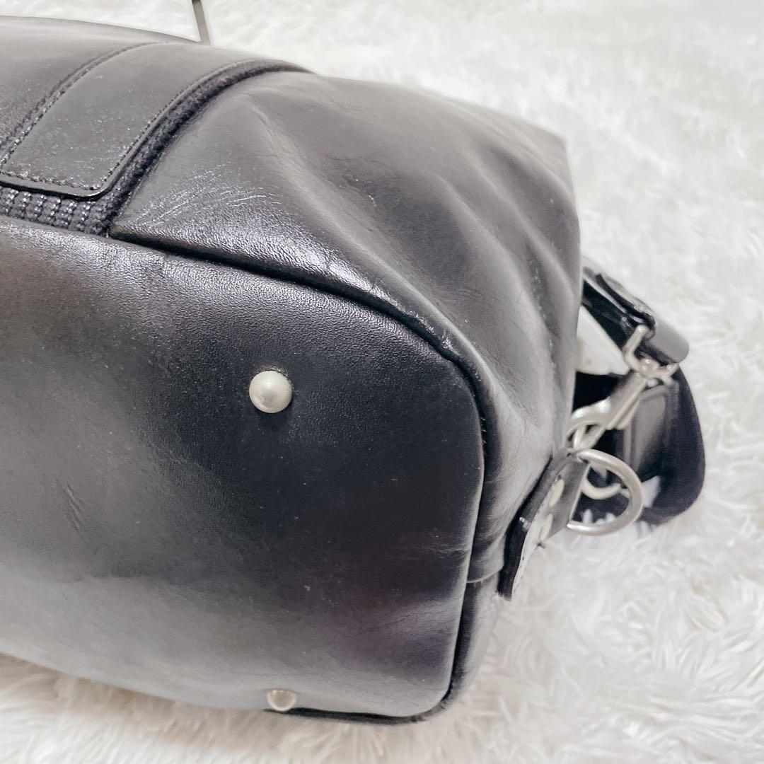 ウルティマトウキョウ× エース　ボストンバッグ　ツーウェイ　金具　ブラック