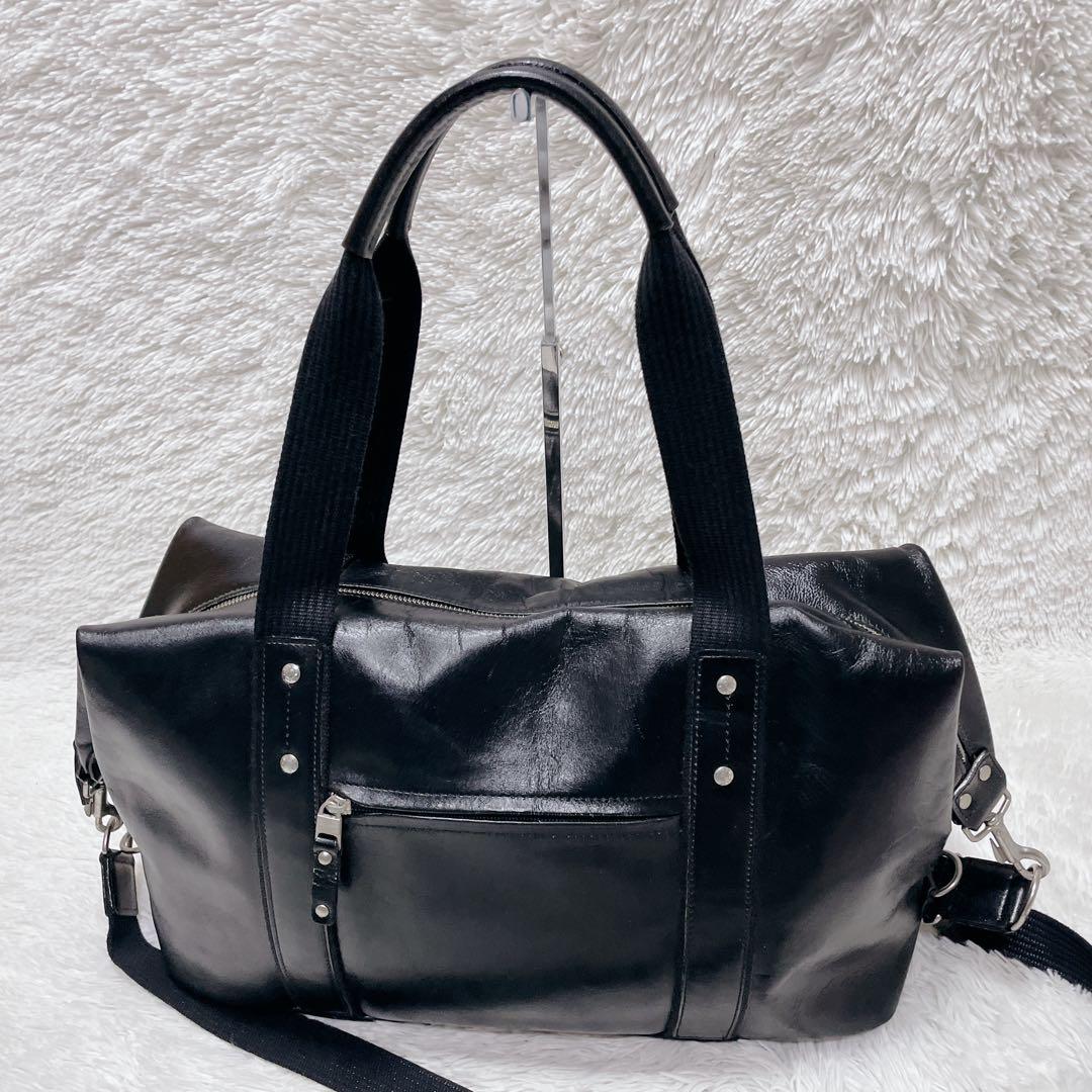 ウルティマトウキョウ× エース　ボストンバッグ　ツーウェイ　金具　ブラック