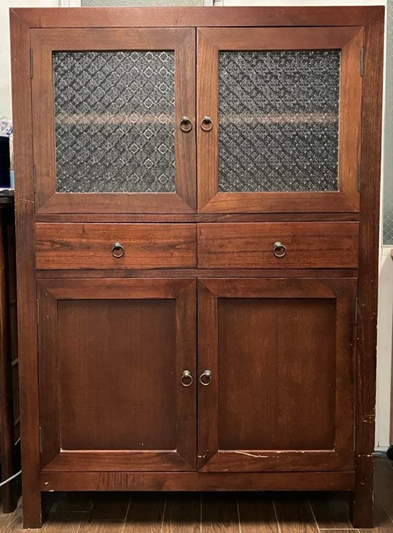 木製　キャビネット　アジアン家具