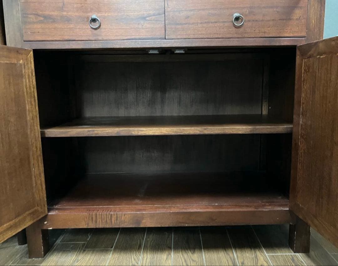 木製　キャビネット　アジアン家具