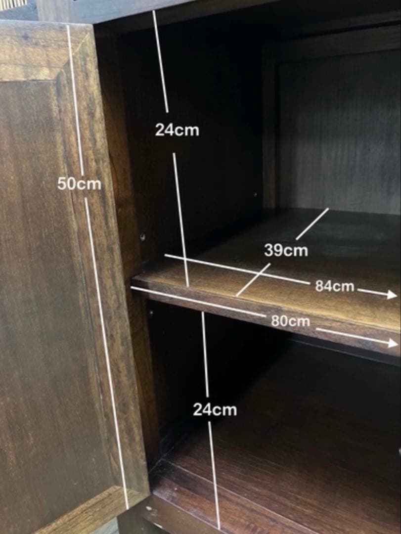 木製　キャビネット　アジアン家具