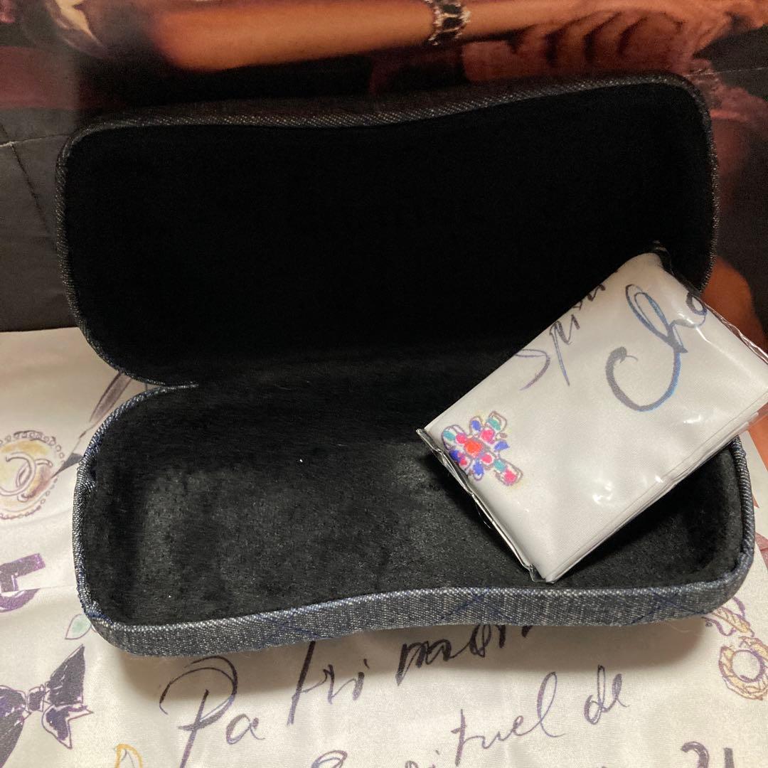 レア☆CHANEL☆デニム☆メガネケース☆クロス☆