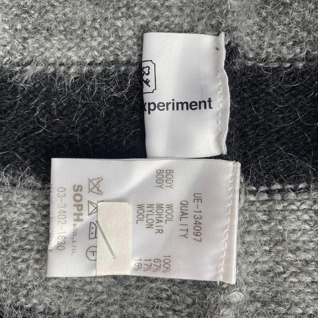 uniform experiment MOHAIR KNIT Mサイズ ボーダー