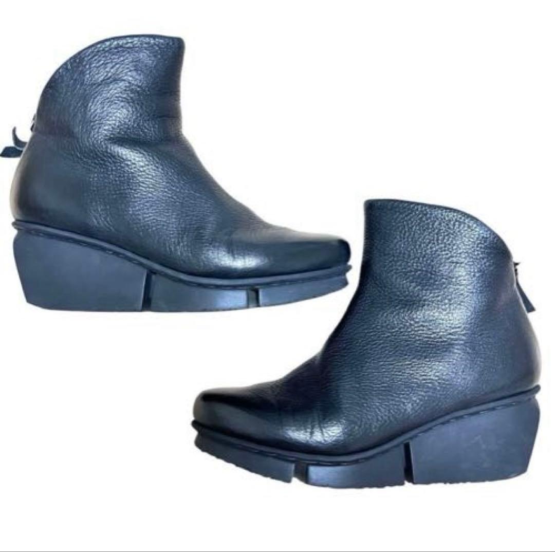 【美品】trippen SWIFT ジップ ショート ブーツ 36