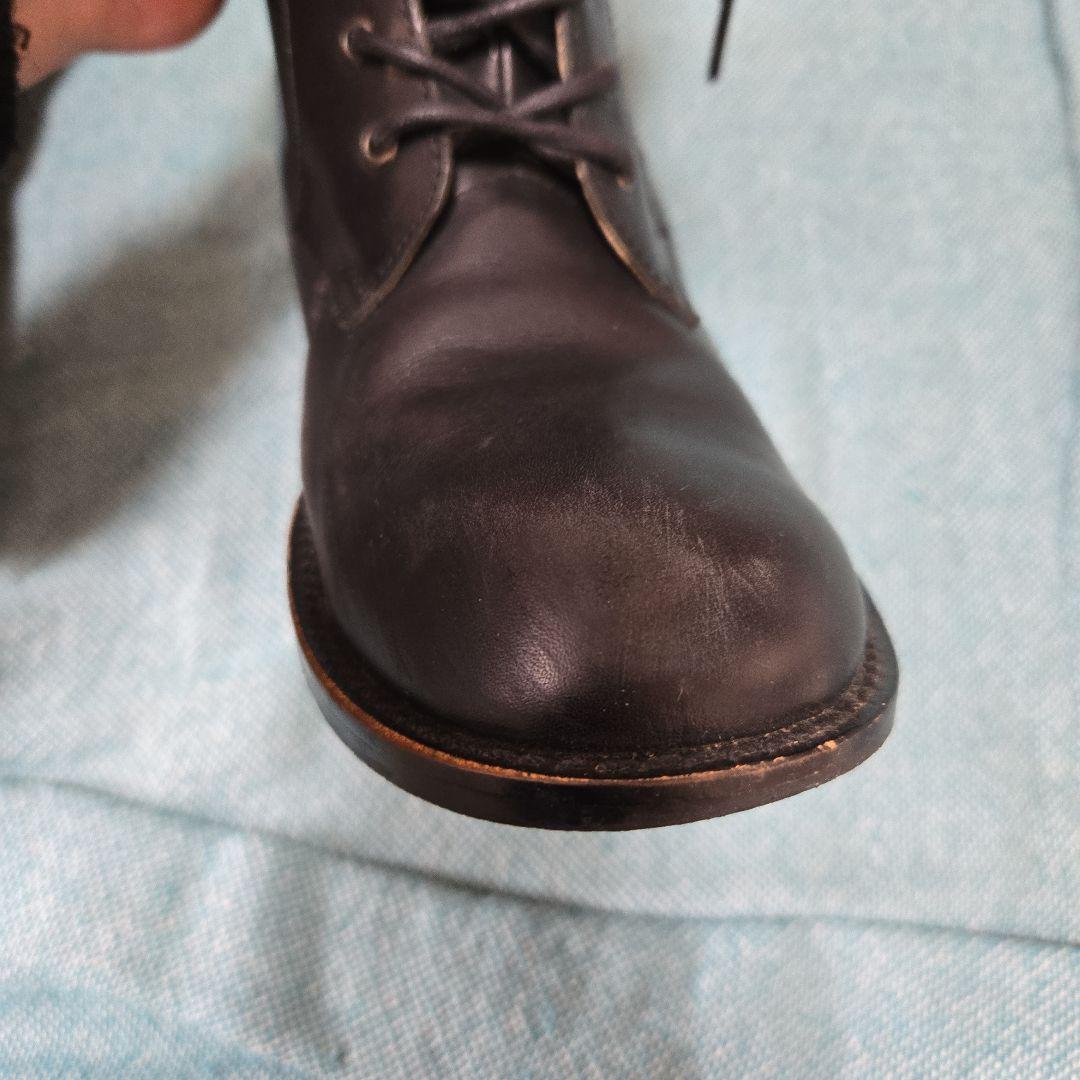 【ほぼ未使用】sunaokuwahara 膝下丈ブーツ Mサイズ 牛革