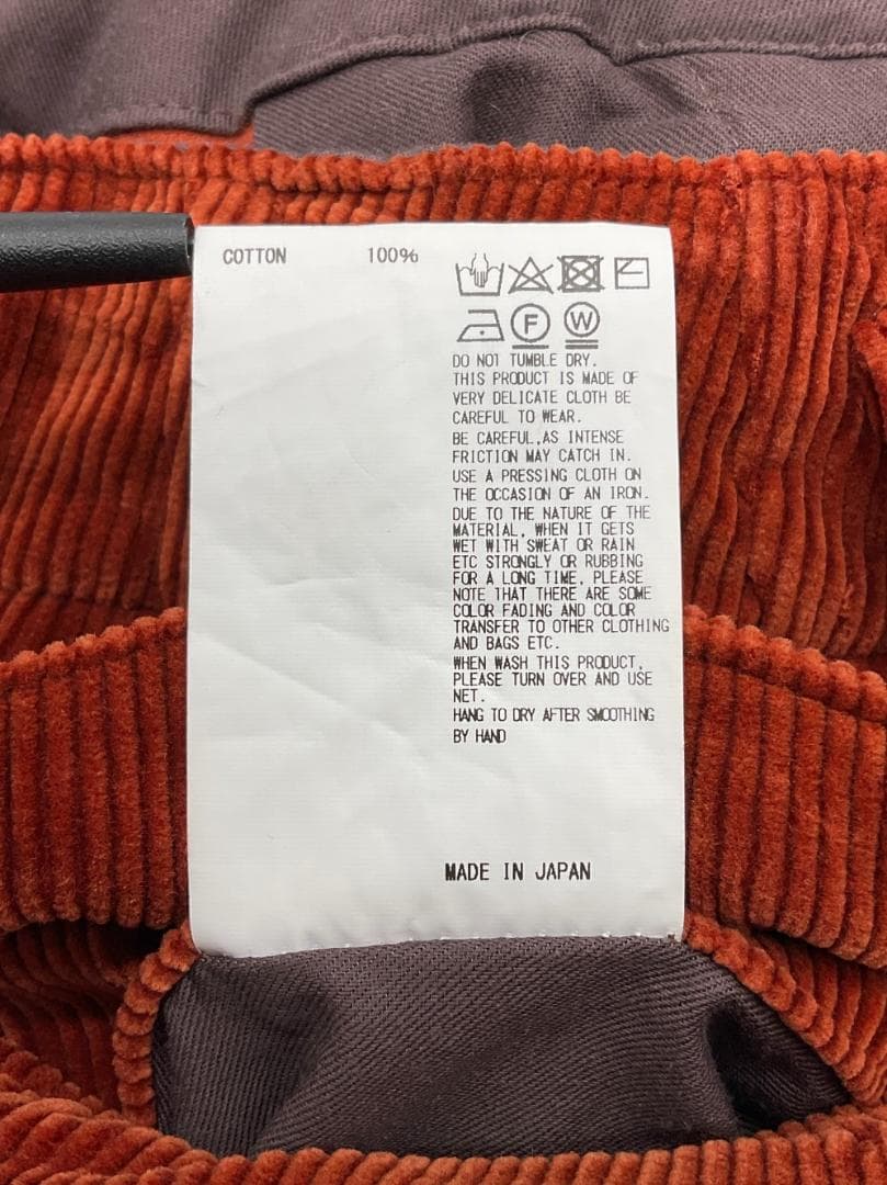 いっぽんざむらい【新品】kolor コーデュロイパンツ 定価46,200円