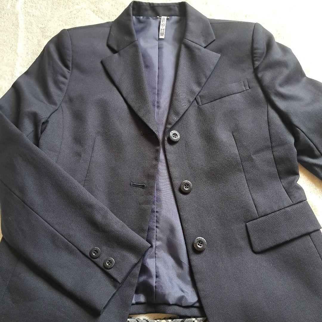✨️超美品✨️✨️バーバリー４点セット150卒業式入学式セレモニー　紺色